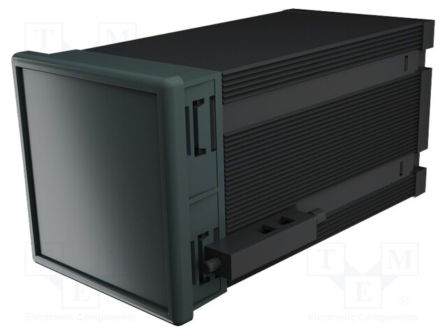 Enclosure: panel; X: 72mm; Y: 72mm; Z: 124mm; ABS + PC,PPO; black