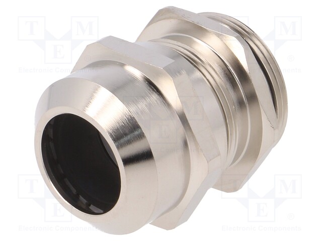 Cable gland; IP68; Mat: brass; Body plating: nickel