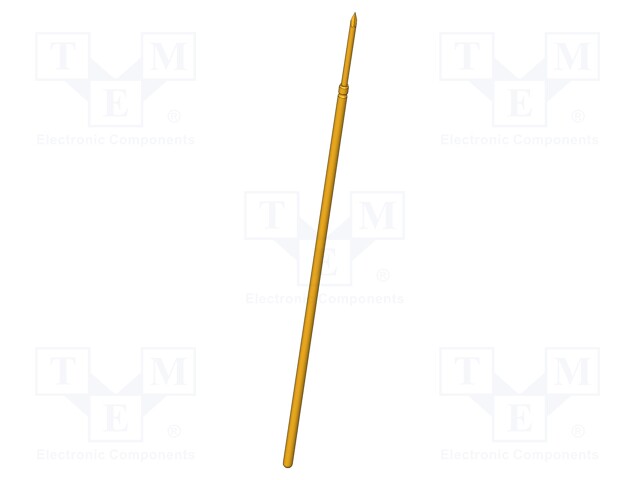 Test needle; Operational spring compression: 4.3mm; 2A; Ø: 0.5mm