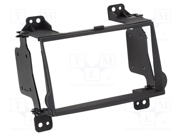 Radio frame; Hyundai; 2 DIN; black/rubber-touch