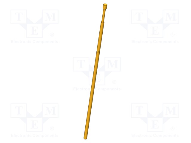 Needle-like test probe; Operational spring compression: 2mm