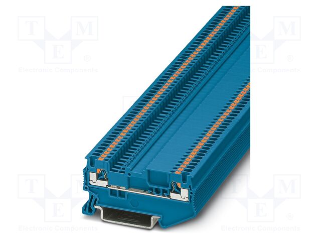 Splice terminal: rail; PA; L: 30.5mm; terminals: 2; W: 3.5mm