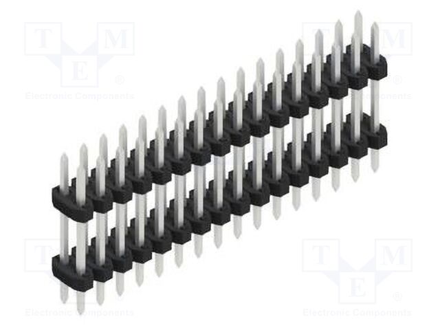 Connector: pin strips; pin header; male; PIN: 32; 2mm; THT; 2x16