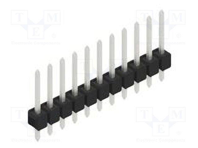 Connector: pin strips; pin header; male; PIN: 11; 2.54mm; THT; 1x11