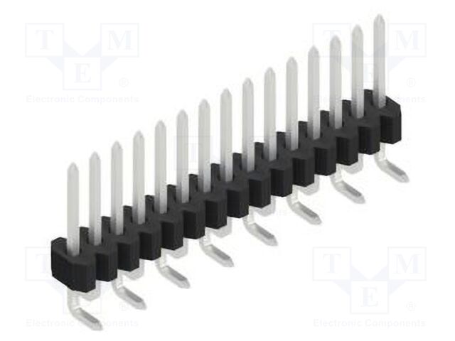 Connector: pin strips; pin header; male; PIN: 15; 1.27mm; SMT; 1x15