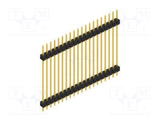 Connector: pin strips; pin header; male; PIN: 20; 2.54mm; THT; 1x20