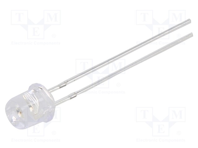 LED; 5mm; red; 500÷750mcd; 140°; Front: flat; No.of term: 2; 78mW