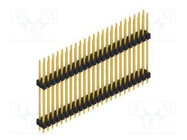 Connector: pin strips; pin header; male; PIN: 48; 2.54mm; THT; 2x24