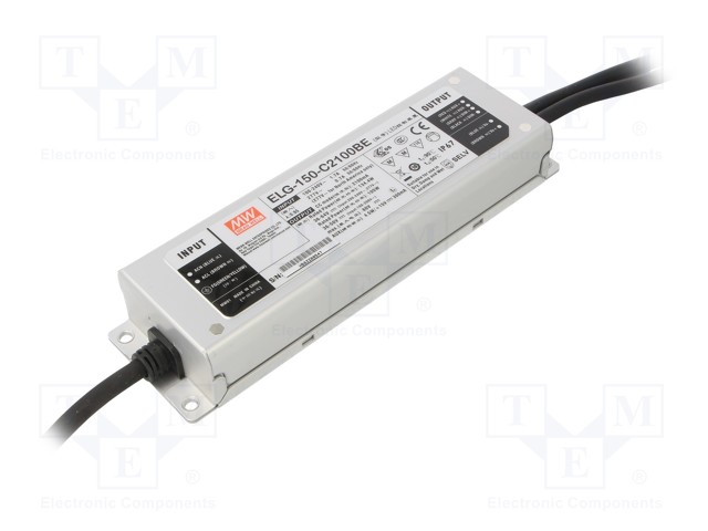 Power supply: switched-mode; LED; 134.4W; 36÷64VDC; 2100mA; IP67