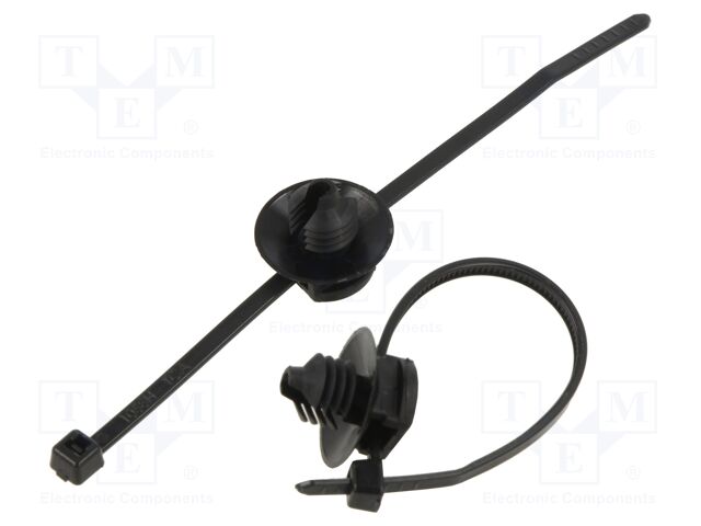 Cable tie; L: 100mm; W: 2.5mm; polyamide; 80N; UL94V-HB; -40÷105°C