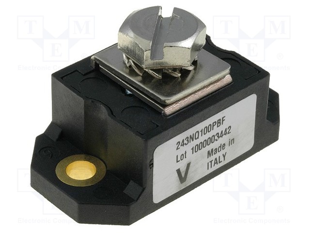 Module: diode; single diode; 100V; If: 240A; HALF-PAK; V: D67; screw