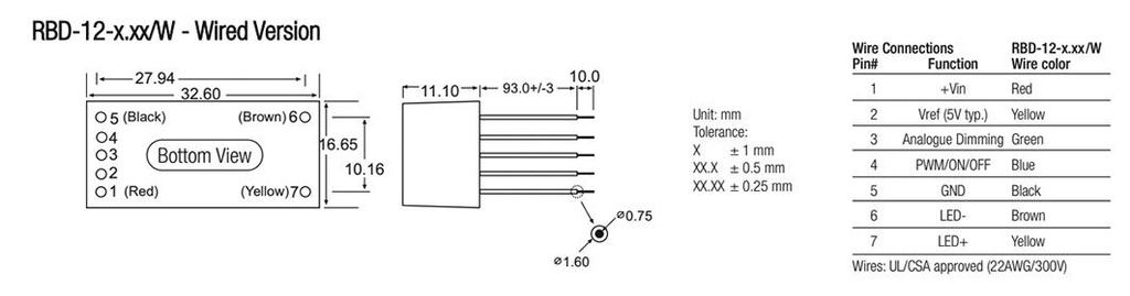 Converter: DC/DC; Uin: 8÷36V; Uout: 2÷40VDC; Iout: 350mA; 13g