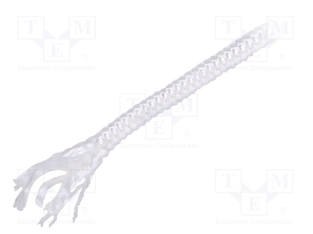Insulating tube; silica fiber; white; max.1050°C; Øint: 1.5mm