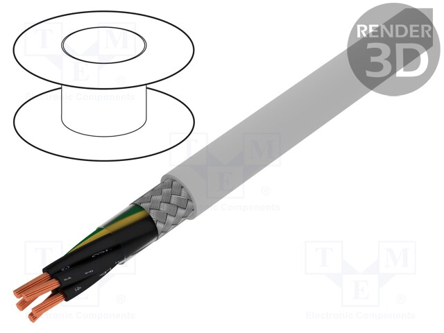 Wire; ÖLFLEX® CLASSIC 115 CY; 5G1mm2; tinned copper braid; PVC
