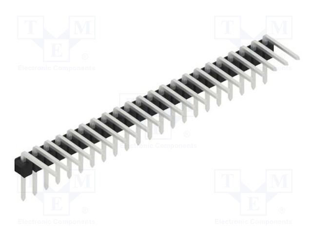 Connector: pin strips; pin header; male; PIN: 22; 2.54mm; THT; 1x22