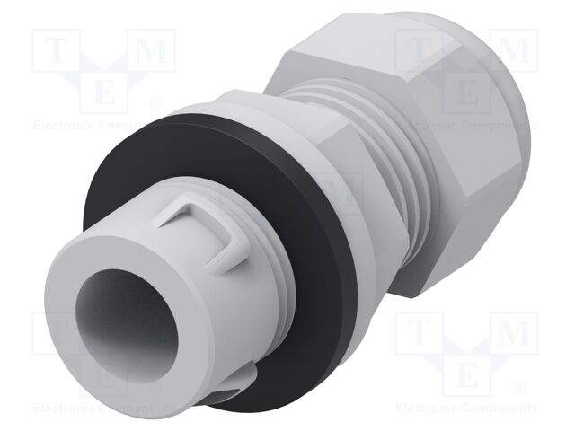 Cable gland; M20; IP68; Mat: polyamide; light grey; Entrelec