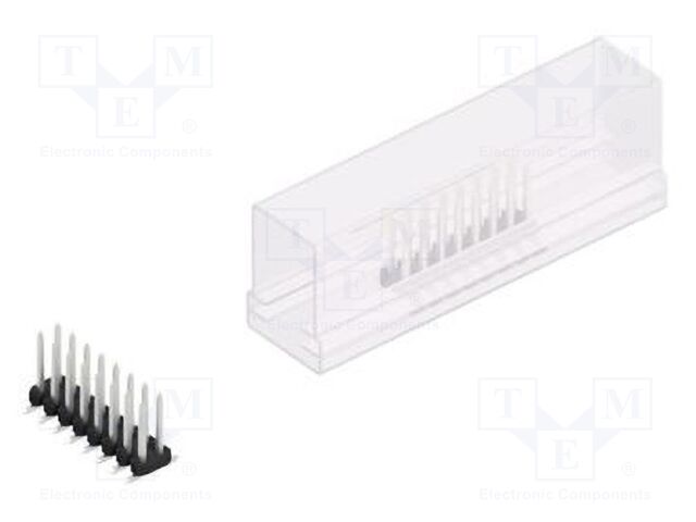 Connector: pin strips; pin header; male; PIN: 16; 2mm; SMT; 2x8; 100V