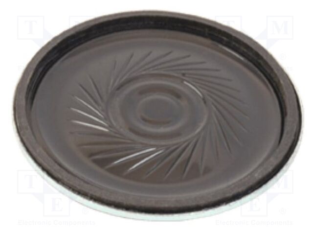 Loudspeaker; miniature; 500mW; 8Ω; Ø40x5.3mm; 13kHz; Ø: 40mm; PET