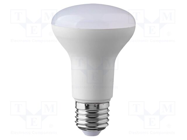 LED lamp; neutral white; E27; 220÷240VAC; 806lm; P: 8.5W; 120°; IP20