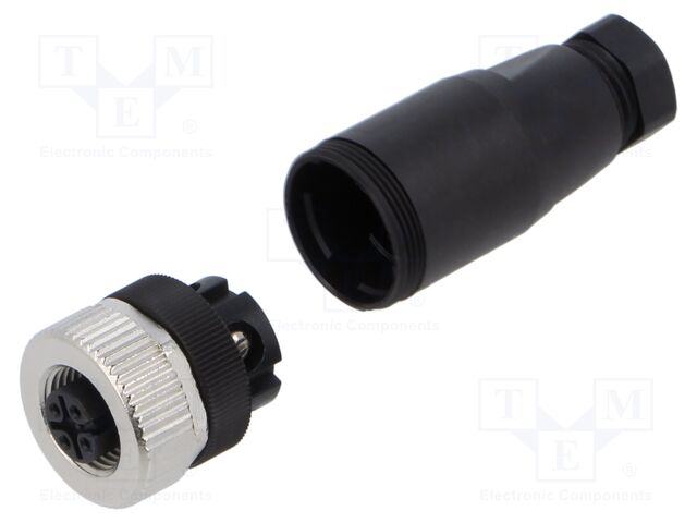 Connector: M12; plug; PIN: 4; female; A code-DeviceNet / CANopen