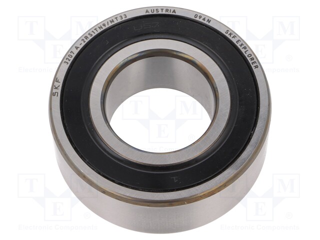 Bearing: double row ball; angular contact; Øint: 35mm; Øout: 72mm