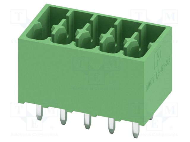 PCB headers, nominal cross section: 1.5 mm?, color: green, n