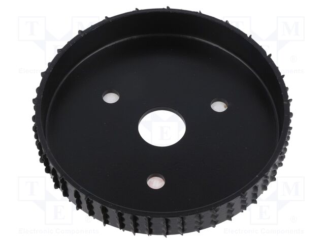 Grinding wheel; 120mm; flat,with rasp