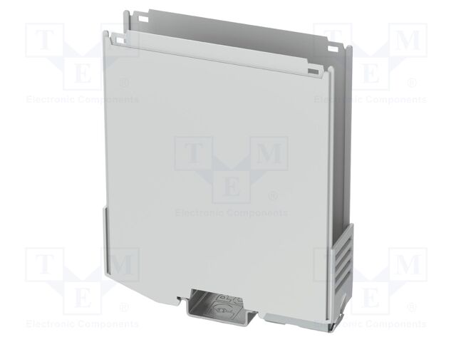 Enclosure base; with terminals; grey; UL94V-0; ICS25; X: 108.35mm