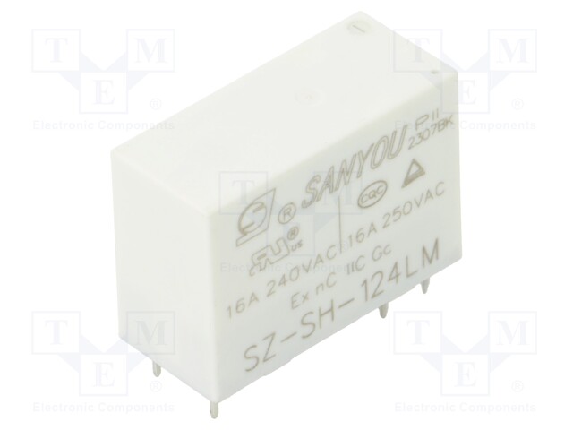 Relay: electromagnetic; SPST-NO; Ucoil: 24VDC; Icontacts max: 16A