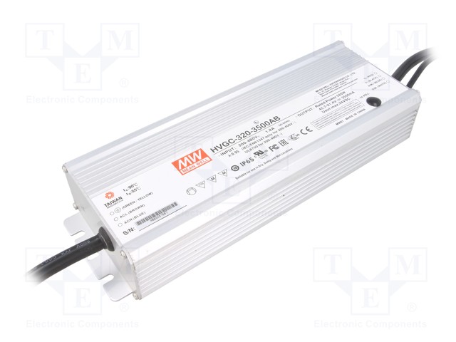 Power supply: switched-mode; LED; 320W; 45.7÷91.4VDC; 1750÷3500mA