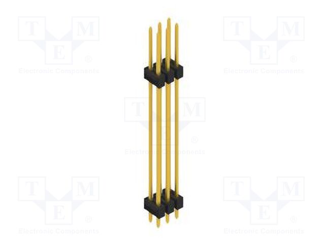 Connector: pin strips; pin header; male; PIN: 6; 2.54mm; THT; 2x3