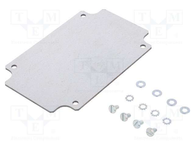 Mounting plate; steel; W: 105mm; L: 155mm; Series: Spacial SDB