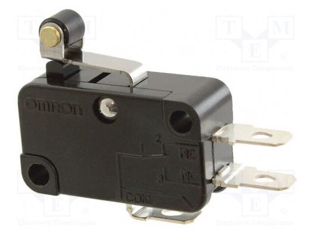 Microswitch SNAP ACTION; with lever (with roller); SPDT; Pos: 2