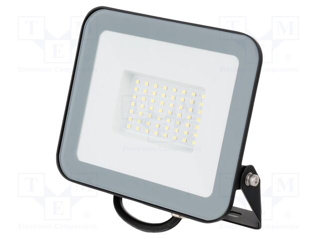 Lamp: LED flood light; 50W; 230VAC; neutral white; 115°; 4000K