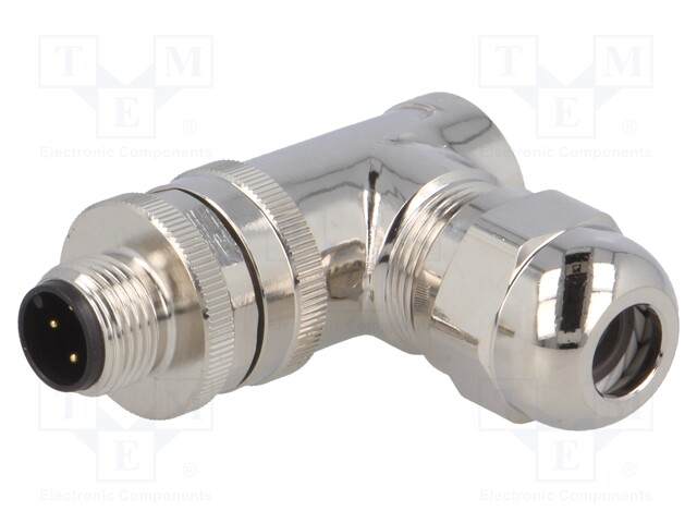 Plug; M12; PIN: 4; male; A code-DeviceNet / CANopen; for cable