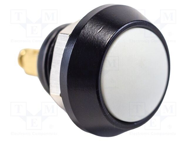 Switch: vandal resistant; SPST-NO; 2A/36VDC; IP65; OFF-(ON); Ø12mm