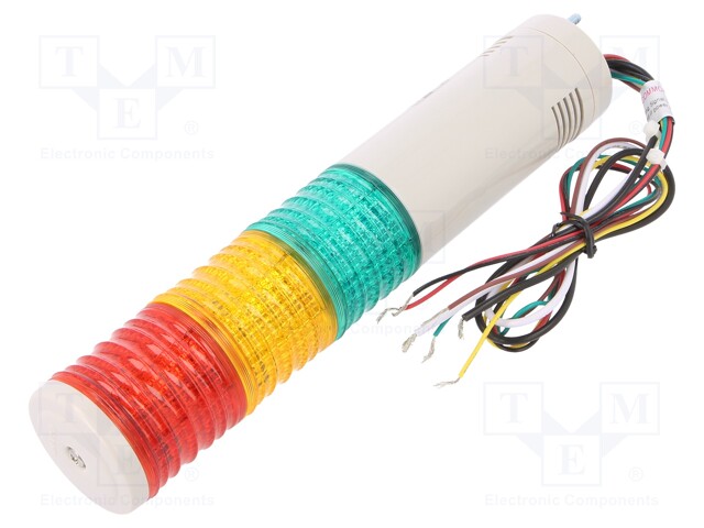 Signaller: signalling column; Colour: red/amber/green; LED; IP23