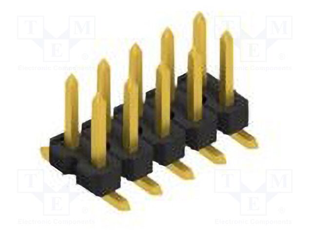 Connector: pin strips; pin header; male; PIN: 10; 2.54mm; SMT; 2x5