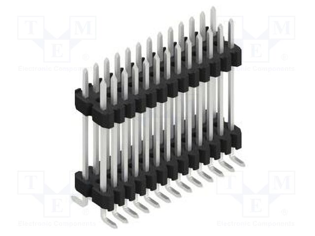 Connector: pin strips; pin header; male; PIN: 26; 1.27mm; SMT; 2x13