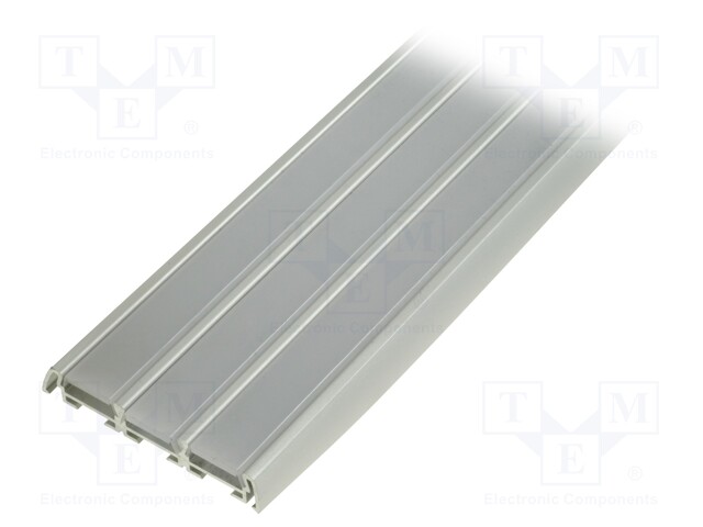 Profiles for LED modules; mat; surface; L: 1m; aluminium; anodized