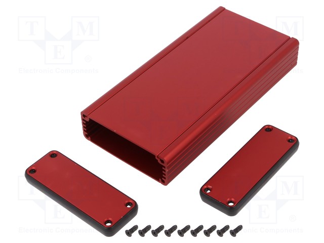 Enclosure: with panel; 1455; X: 78mm; Y: 27mm; Z: 160mm; aluminium