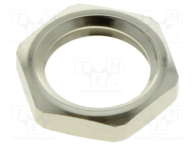 Nut; M12; brass; 15mm; Thread: metric; SKINDICHT® SM-M; -60÷200°C