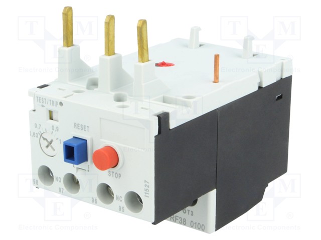 Thermal relay; Series: RF38; Leads: screw terminals; 0.63÷1A