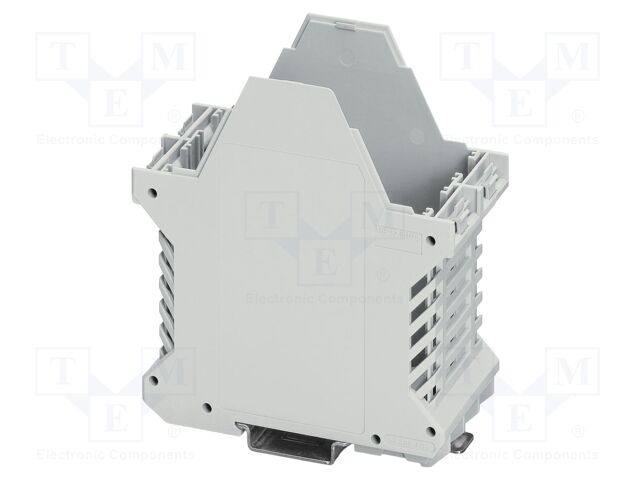 Enclosure base; grey; UL94V-0; ME 45; for DIN rail mounting