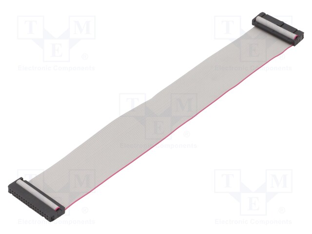 Ribbon cable with IDC connectors; 34x28AWG; Cable ph: 1.27mm