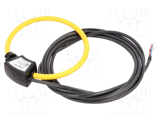 Rogowski coil; 1kA; current; Len: 3m; Probe l: 400mm; IP67; -30÷80°C