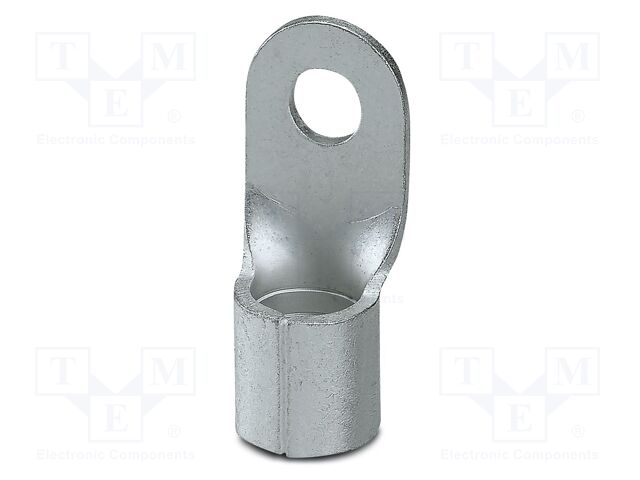 Non-insulated; Body: silver; Tip: ring