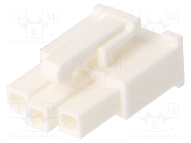 Connector: wire-wire/PCB; plug; female; -40÷105°C; PIN: 3; 4.2mm