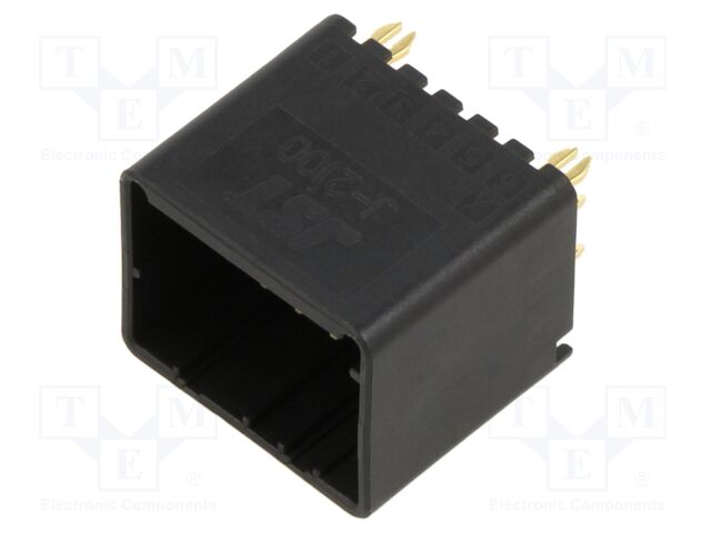 Socket; wire-board; male; J2000; 2.5mm; PIN: 12; THT; 250V; 4.6A