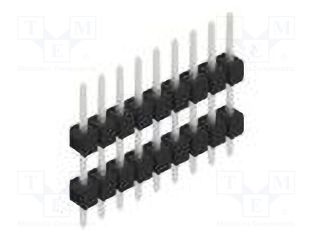 Connector: pin strips; pin header; male; PIN: 9; 2.54mm; THT; 1x9